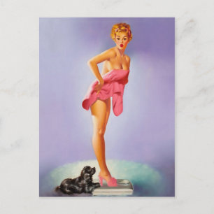 Retro Beauty 56 Briefkaart