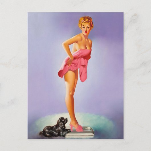 Retro Beauty 56 Briefkaart (Voorkant)