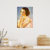 Retro Beauty 60 Poster (Keuken)