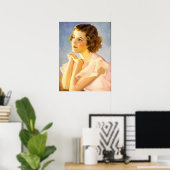 Retro Beauty 60 Poster (Thuiskantoor)