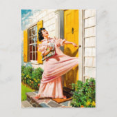 Retro Beauty 64 Briefkaart (Voorkant)