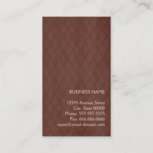 Retro Beauty - Hair Salon Stylist Benoeming Afsprakenkaartje (Achterkant)