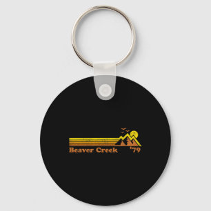 Retro Beaver Creek Ski Resort Colorado Snowboard S Sleutelhanger