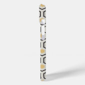 Retro Bee en Honeycomb Pattern Case-Mate iPhone Case (Achterkant / Links)