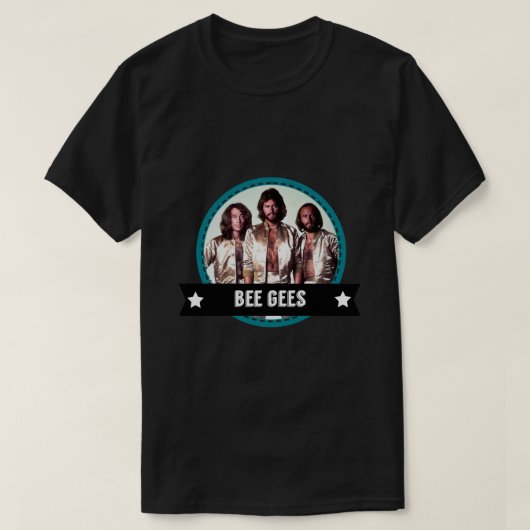 Retro Bee Gees Band 70s Tribute Icons T-shirt (Design voorkant)