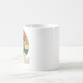 Retro Bee zonnebril geboren om wild te zijn Koffiemok (Center)