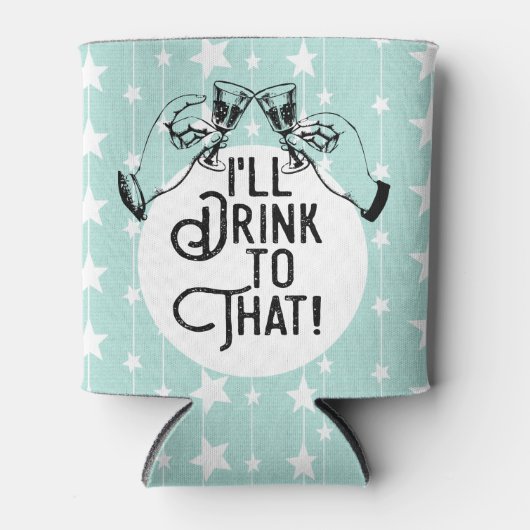 Retro Beer | Daar zal ik op Drinken | Financiering Blikjeskoeler (Voorkant)