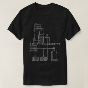 Retro Beer Making Equipment T-shirt