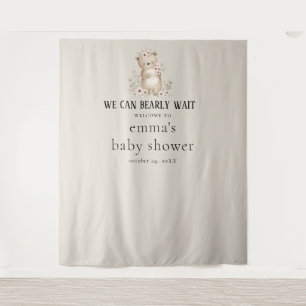 Retro Beer Mee Wacht Douche Achterwand Wandkleed