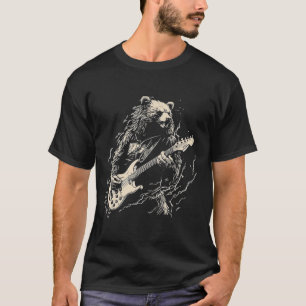 Retro Beer met gitarist Musi T-shirt