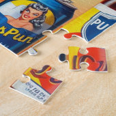 Retro Beer Pin-up Legpuzzel (Zijkant)