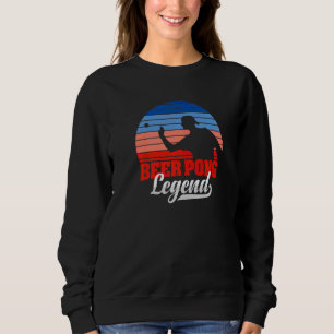 Retro Beer Pong Legend Beer Drink mededinging B Trui