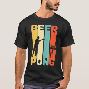 Retro Beer Pong Party Beer Pong Cup Game Beer Pong T-shirt