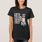 Retro Beer Pun Bar Pub Crawl Party Men - Funny Bee T-shirt (Voorkant)