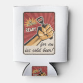 Retro Beer USSR УССР Soviet Propaganda Style Blikjeskoeler (Voorkant)