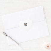 Retro Beer Zonnebril Vector Grafisch Ontwerp_1 Hart Sticker (Envelop)
