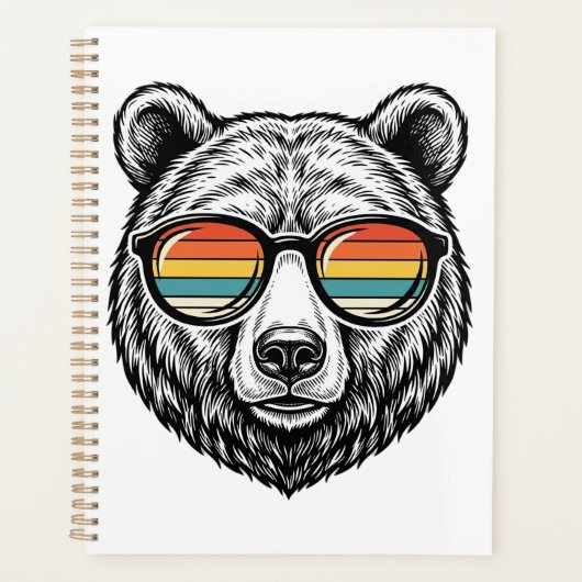 Retro Beer Zonnebril Vector Grafisch Ontwerp_1 Planner (Voorkant)