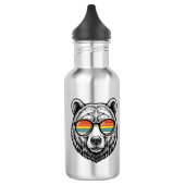 Retro Beer Zonnebril Vector Grafisch Ontwerp_1 Waterfles (Links)