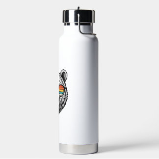 Retro Beer Zonnebril Vector Grafisch Ontwerp_1 Waterfles