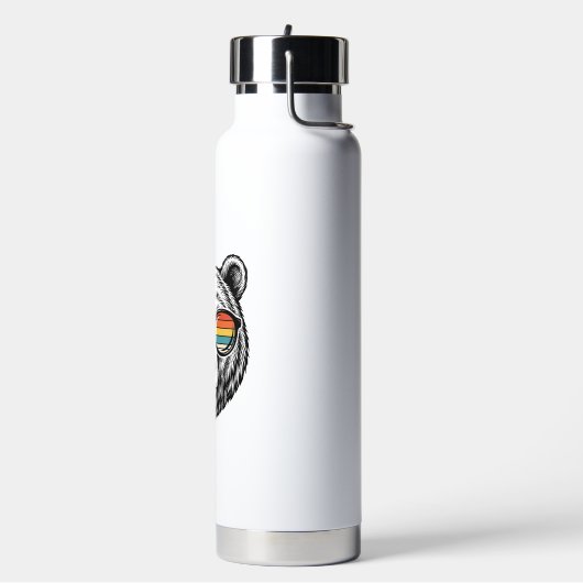 Retro Beer Zonnebril Vector Grafisch Ontwerp_1 Waterfles (Links)