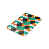 Retro behang:  ontwerp badmat (Gekanteld)