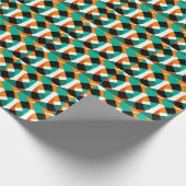 Retro behang:  ontwerp cadeaupapier (Hoek)