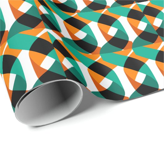 Retro behang:  ontwerp cadeaupapier (Rol Hoek)