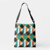 Retro behang: ontwerp crossbody tas (Achterkant)
