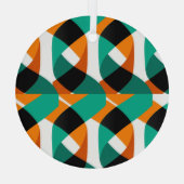 Retro behang:  ontwerp glas ornament (Achterkant)