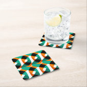 Retro behang:  ontwerp kartonnen onderzetters (Insitu)