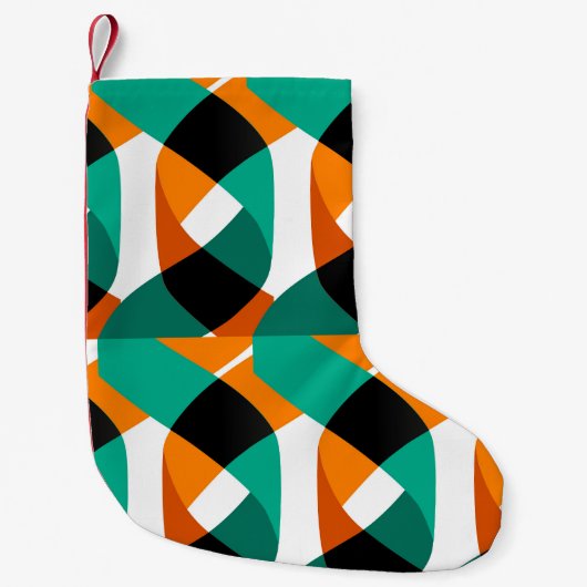 Retro behang: ontwerp kleine kerstsok (Voorkant)