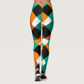Retro behang: ontwerp leggings (Achterkant)