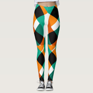 Retro behang: ontwerp leggings