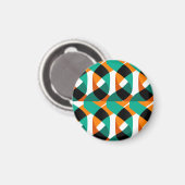 Retro behang: ontwerp magneet (Voorkant / Achterkant)