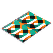 Retro behang: ontwerp notitieboek (Linkerzijde)