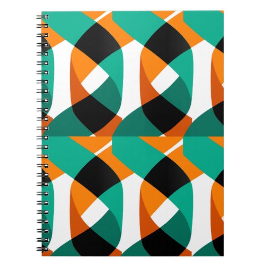 Retro behang: ontwerp notitieboek (Voorkant)