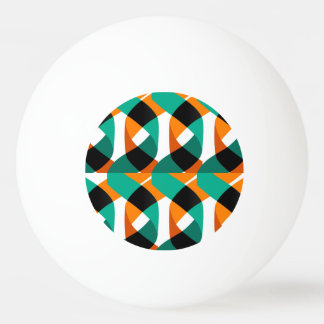 Retro behang: ontwerp pingpongbal