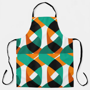 Retro behang: ontwerp schort