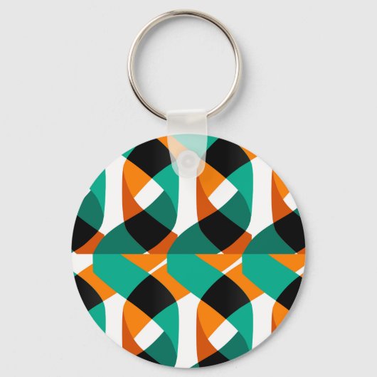 Retro behang: ontwerp sleutelhanger (Voorkant)