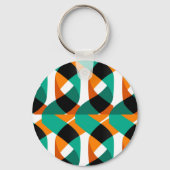 Retro behang: ontwerp sleutelhanger (Achterkant)