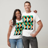 Retro behang:  ontwerp t-shirt (Unisex)