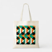 Retro behang: ontwerp tote bag (Achterkant)