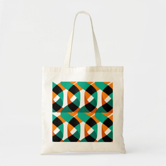 Retro behang: ontwerp tote bag (Voorkant)