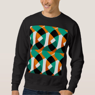 Retro behang:  ontwerp trui