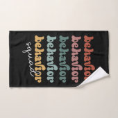 Retro Behavior Squad Gedrags Therapeut Handdoek (Handdoek)