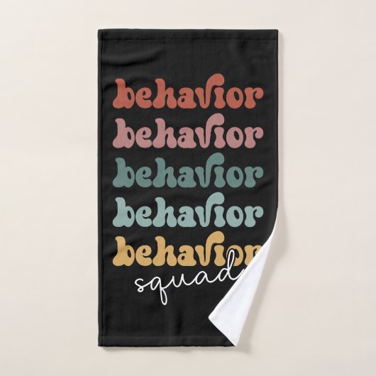 Retro Behavior Squad Gedrags Therapeut Handdoek (Handdoek)