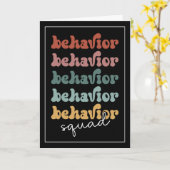 Retro Behaviour Squad Gedragstherapie Kaart (Gele Bloem)