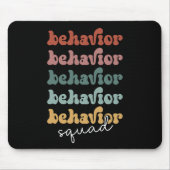 Retro Behaviour Squad Gedragstherapie Muismat (Voorkant)