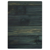 Retro Beige Bamboe Textuurpatroon Klembord (Achterkant)