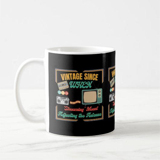 Retro Beker Retro Cadeau - Retro Verjaardagscadeau Koffiemok (Links)